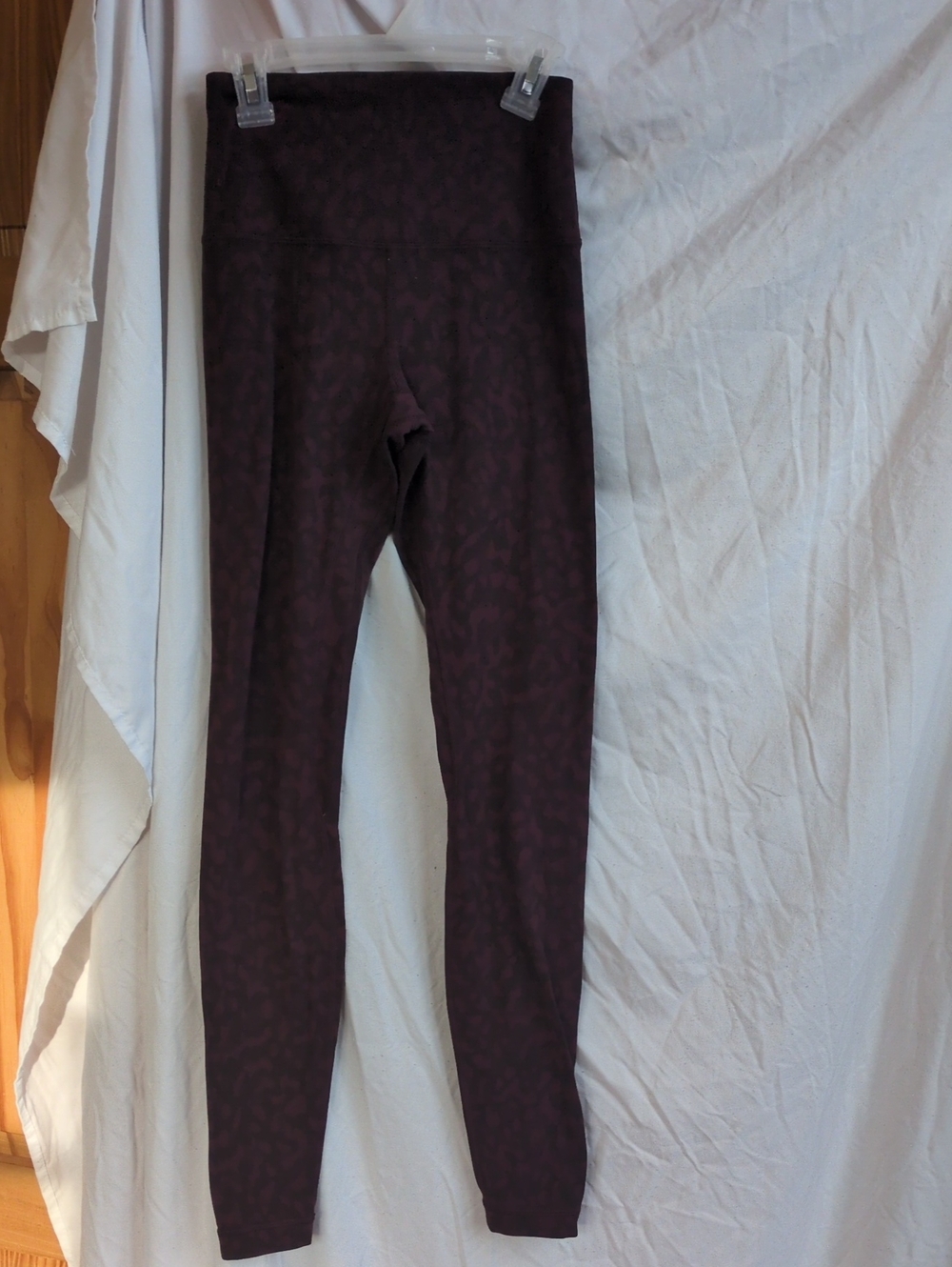 lululemon athletica Plum Printed High-Rise Leggings